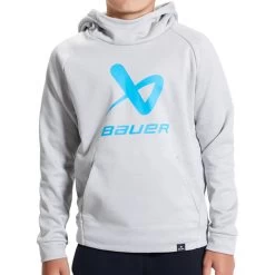 Bauer Core Lockup Hoodie - Youth - Grey