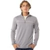 Bauer FLC 1/2 Zip - Senior - LT Grey -Hockey Equipment Store bauer bauer flc 1 2 zip senior lt grey