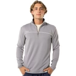 Bauer FLC 1/2 Zip - Senior - LT Grey