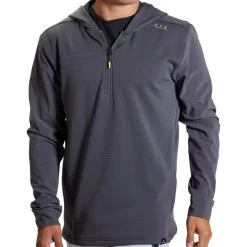 Bauer Fleece 1/4 Zip Hoodie - Senior - Iron