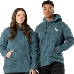 Bauer Logo Repeat Hoodie - Senior - Blue