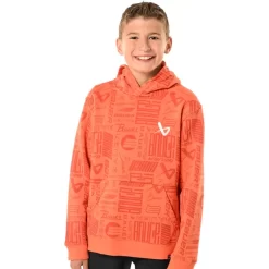 Bauer Logo Repeat Hoodie - Youth - Orange