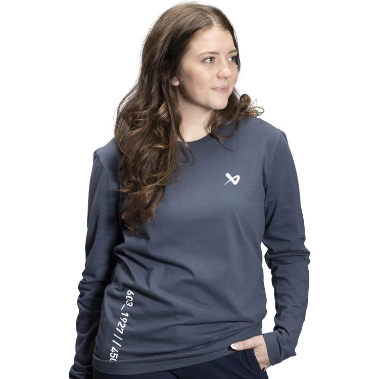 Bauer Long Sleeve Heritage Tee - Senior - Gray 4 Bauer Long Sleeve Heritage Tee - Senior - Gray - Image 2