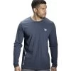 Bauer Long Sleeve Heritage Tee - Senior - Gray