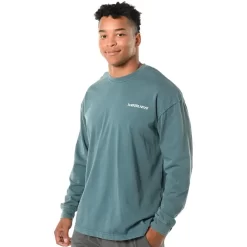 Bauer LS Acid Wash Tee - Senior - Blue