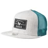 Bauer New Era 9Fifty Patch Cap - Grey/Teal -Hockey Equipment Store bauer bauer new era 9fifty patch cap grey teal