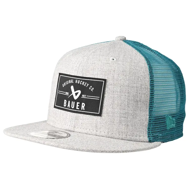 Bauer New Era 9Fifty Patch Cap - Grey/Teal 3 Bauer New Era 9Fifty Patch Cap - Grey/Teal
