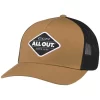CCM All Outside Meshback Trucker Cap - Light Brown -Hockey Equipment Store ccm ccm all outside meshback trucker cap light bro