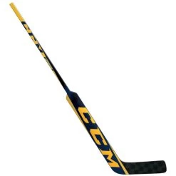 CCM EFLEX 5 ProLite Custom Color Goal Stick - Senior - Navy/Gold
