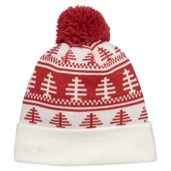 CCM Holiday Lumber Yard Pom Knit - White -Hockey Equipment Store ccm ccm holiday lumber yard pom knit white 1