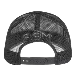 CCM Monochrome Meshback Trucker Cap - Black -Hockey Equipment Store ccm ccm monochrome meshback trucker cap black 2
