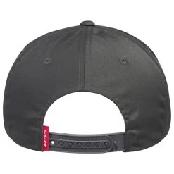 CCM Team Flatbrim Snapback Cap - Carbon -Hockey Equipment Store ccm ccm team flatbrim snapback cap carbon 2
