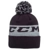CCM Team Fleece Pom Knit - Black -Hockey Equipment Store ccm ccm team fleece pom knit black