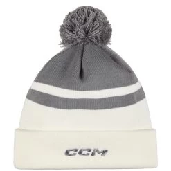 CCM Team Pom Knit With Fleece Liner - Dark Heather Grey