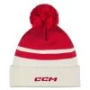 CCM Team Pom Knit With Fleece Liner - Red -Hockey Equipment Store ccm ccm team pom knit with fleece liner red