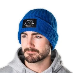 Bauer East Coast Lifestyle Rib Patch Beanie - Blue