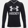 Under Armour Hockey Graphic Hoody - Youth - Black -Hockey Equipment Store under armour hockey graphic hoody youth black