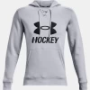 Under Armour Hockey Icon Hoody - Adult - Mod Gray -Hockey Equipment Store under armour hockey icon hoody adult mod gray