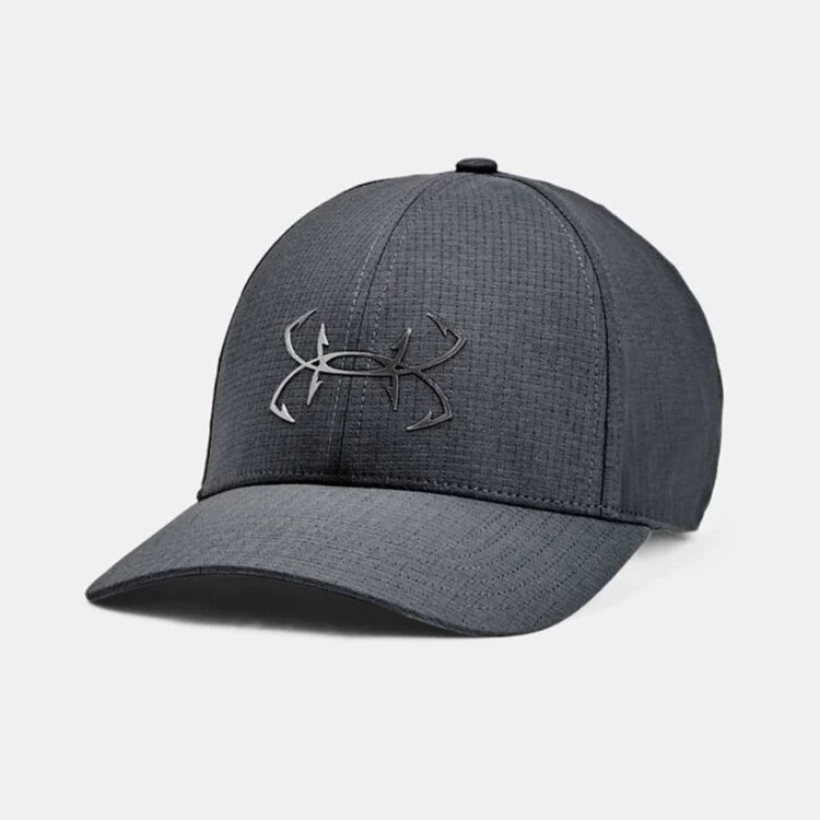 Under Armour Iso-Chill Armourvent Fish Adjustable Cap - Grey 3 Under Armour Iso-Chill Armourvent Fish Adjustable Cap - Grey