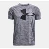 Under Armour Tech Split Logo Hybrid Tee - Youth - Navy -Hockey Equipment Store under armour tech split logo hybrid tee youth navy