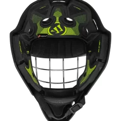 Warrior R/F2 E Certified Goal Helmet - Youth - Black -Hockey Equipment Store warrior warrior r f2 e certified goal helmet youth 2